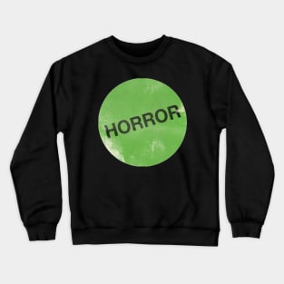 Horror VHS Sticker Crewneck Sweatshirt